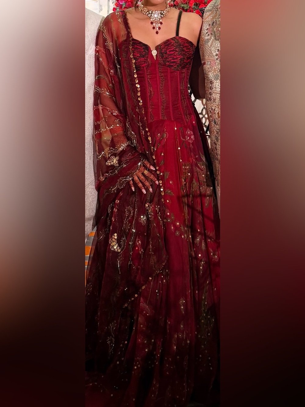 Designer Indian Lehenga Set - Mahima Mahajan - Picture 2 of 2